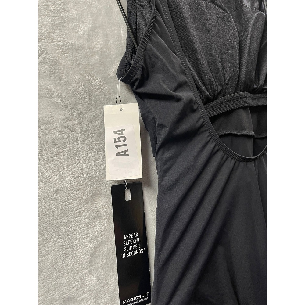 Magicsuit Women's Hyperlink Annette One Piece Swimsuit Chain Drape NWT Sz 8 $182 - Picture 14 of 16